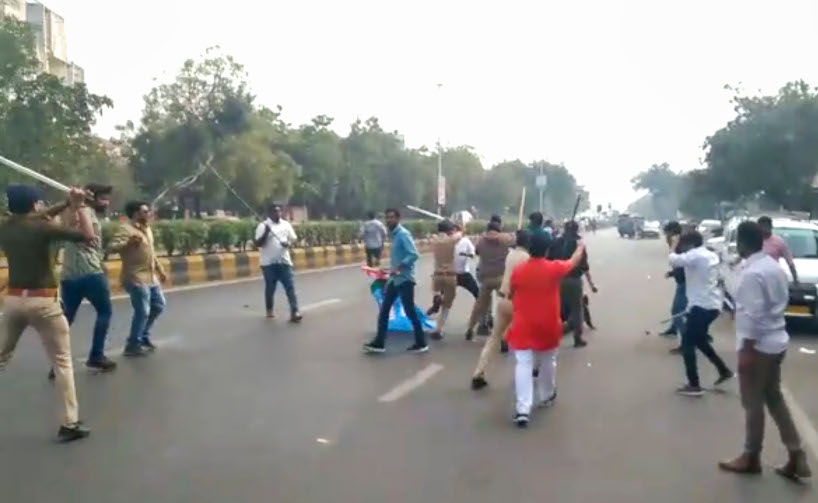 ABVP, NSUI members clash in Ahmedabad