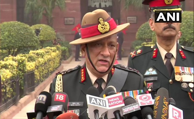 newly appointed cds general bipin rawat says we never indulge into politics and only listen to government direction
