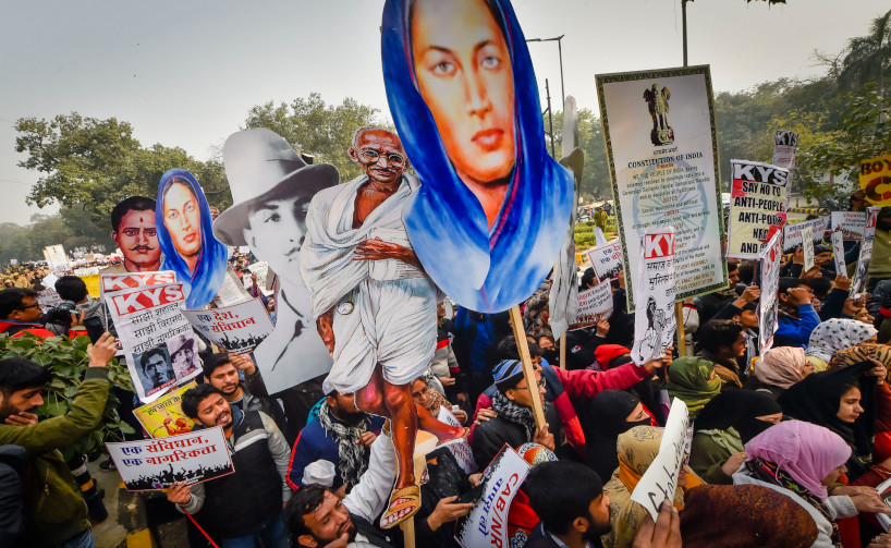delhi police data show protest in delhi reaches new high in 2019